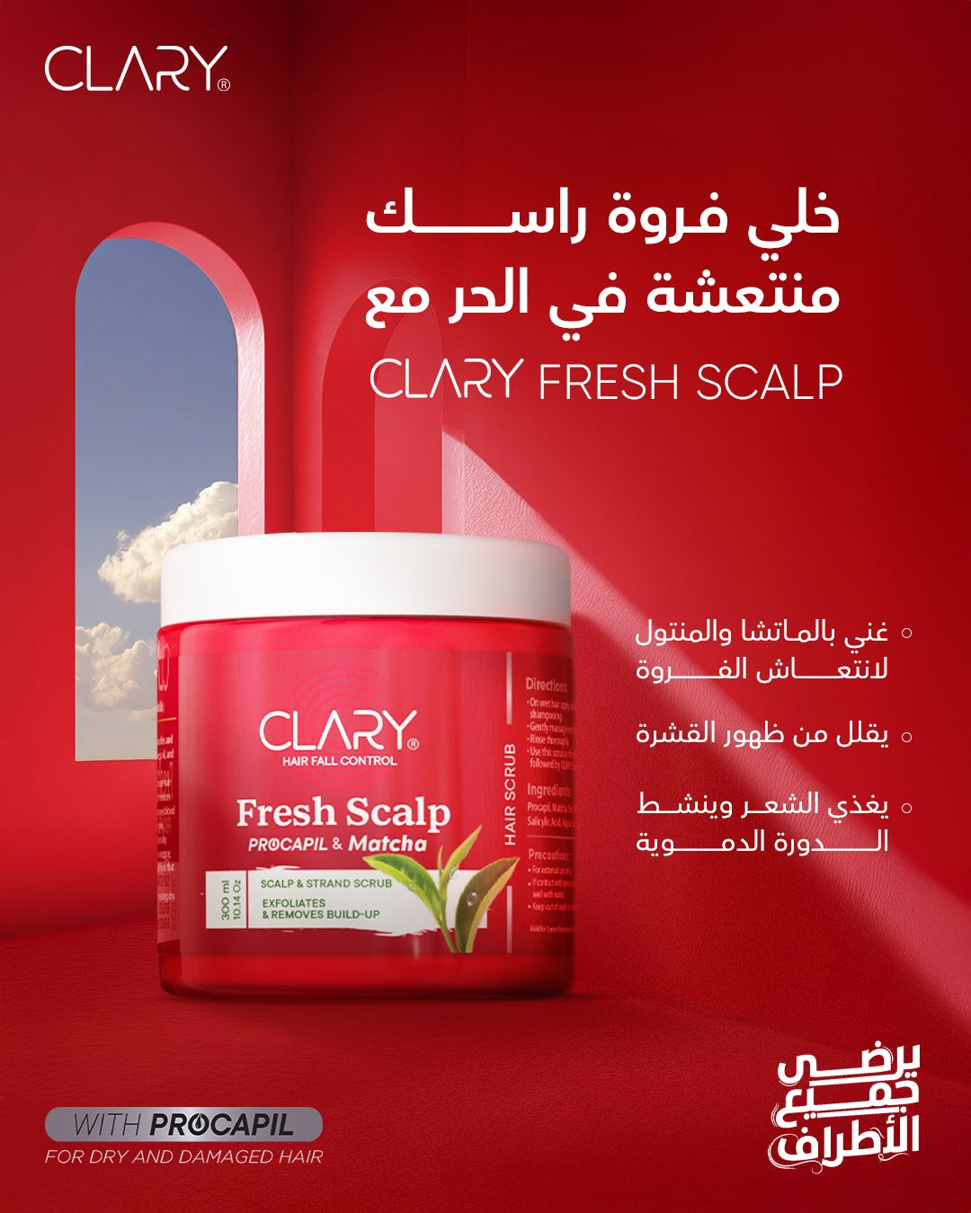 Clary Hair Fresh Scalp 300 ml
