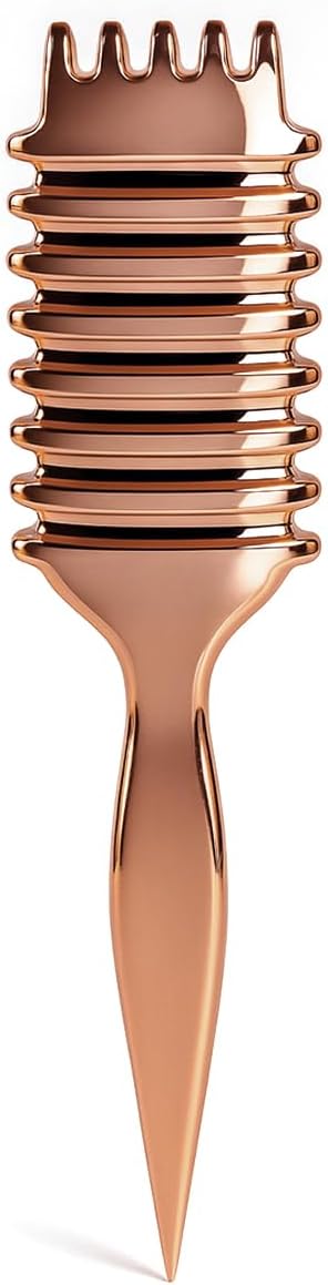 Alice Curly Hair Brush – Wet & Dry Detangler Styling Brush (Bronze)
