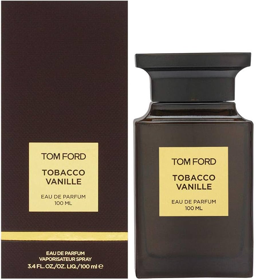 Tobacco Vanille Eau de Parfum للجنسين من توم فورد، 100 مل (AJ) منفذ بيع + علبة تركيز عالي