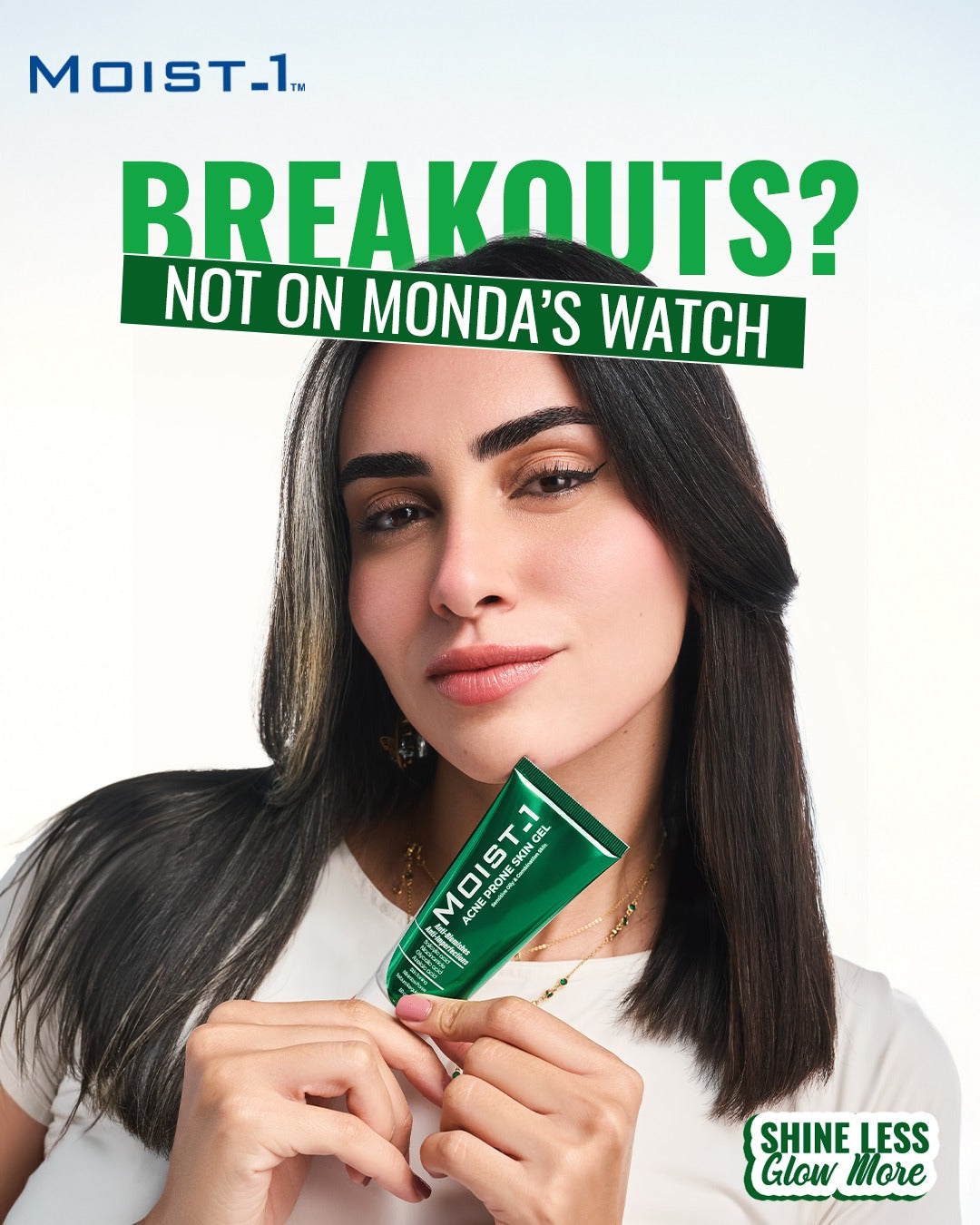 Moist-1 Moisturizing Oily Skin Cream Gel‏ 100gm