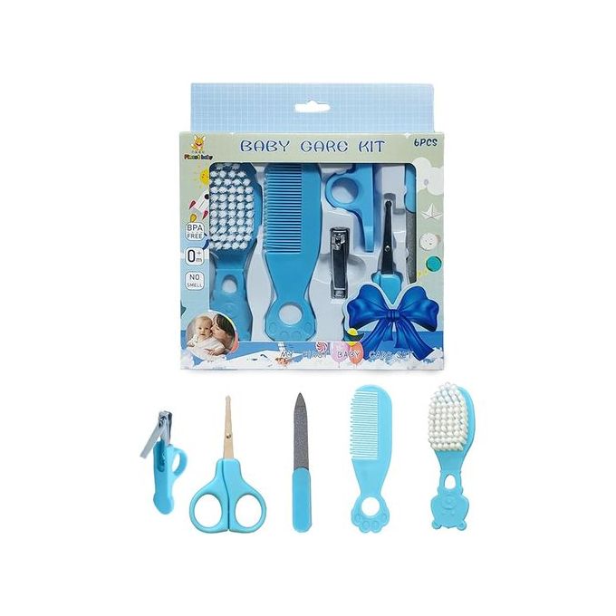Baby Care Kit - Grooming Tools, Cleaning Supplies, Nail Clippers, Hairbrush Set for Children's Personal Care