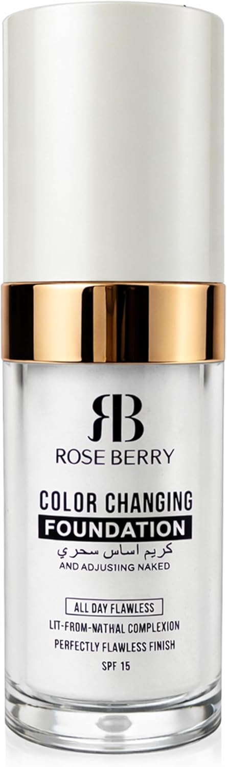 Rose Bery - Foundation, Color Changing, All Day Flawless, 30 ML,
