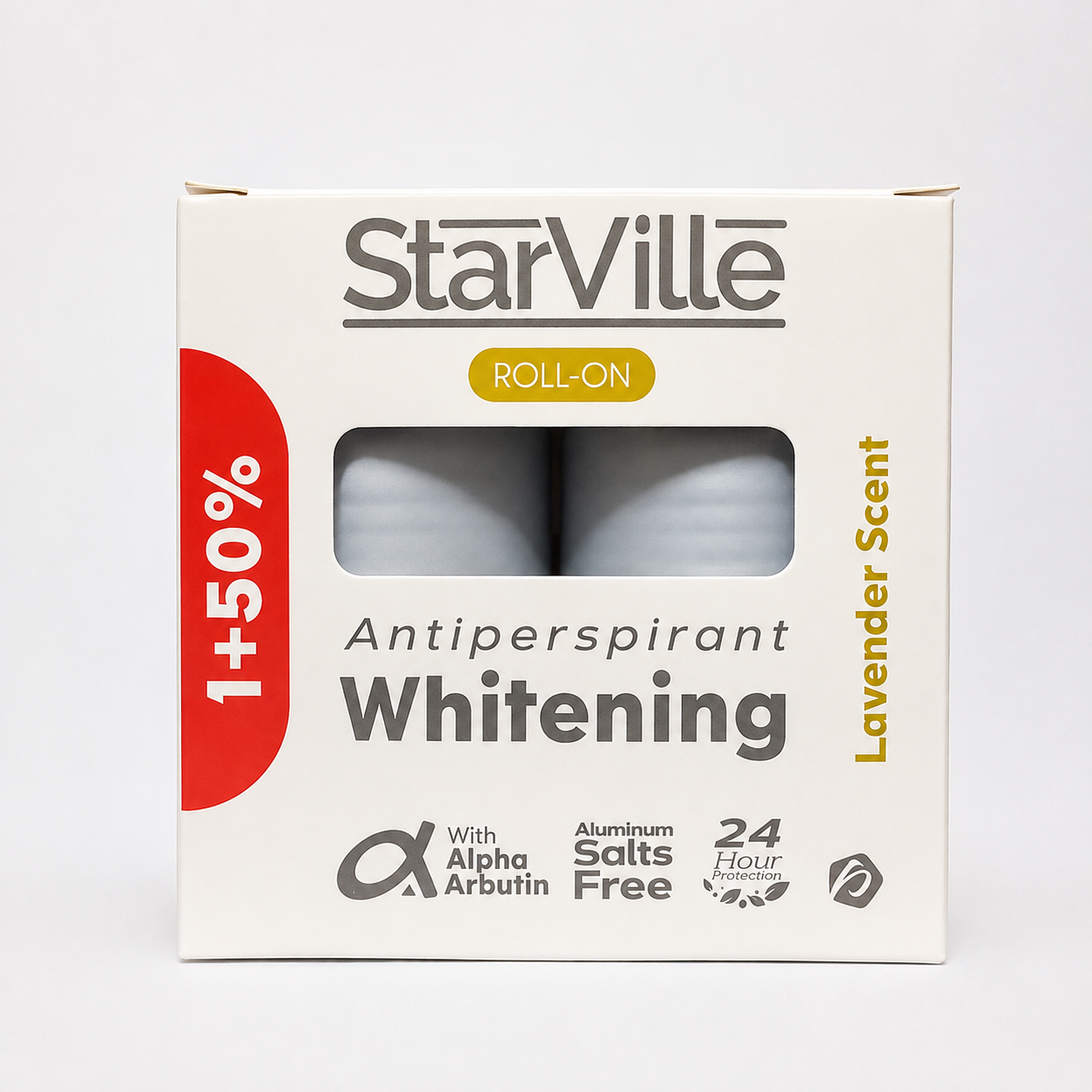 Starville Whitening Deodorant with Lavender Scent - 60ml - 2 Pack