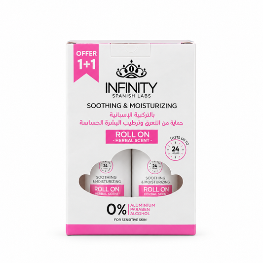 Infinity Soothing &amp; Moisturizing Roll-On – Herbal Scent Promo Pack (2 Items)