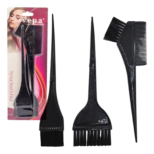 Hair Dye Combs, Pack of 3 Pieces, Black