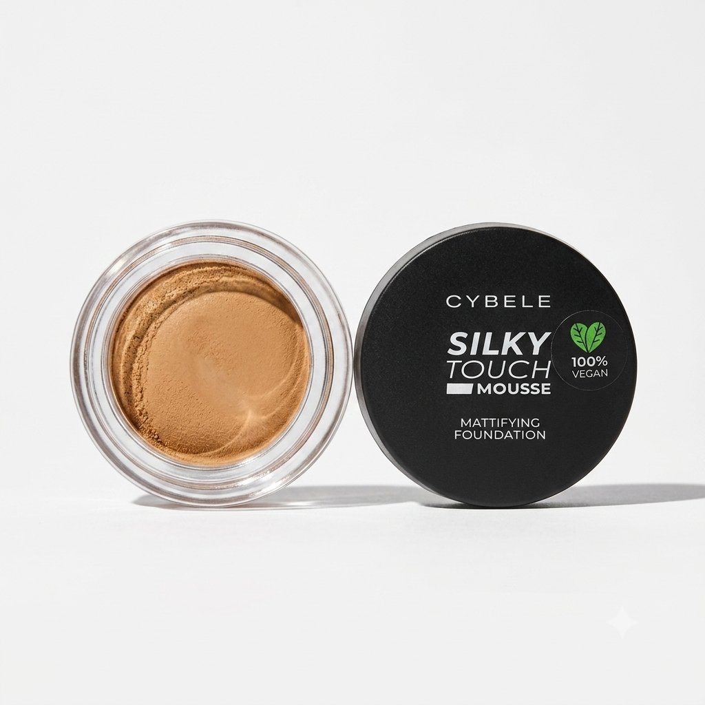 Cybele Silky Touch Vegan Mousse Mattifying Foundation, a 15g