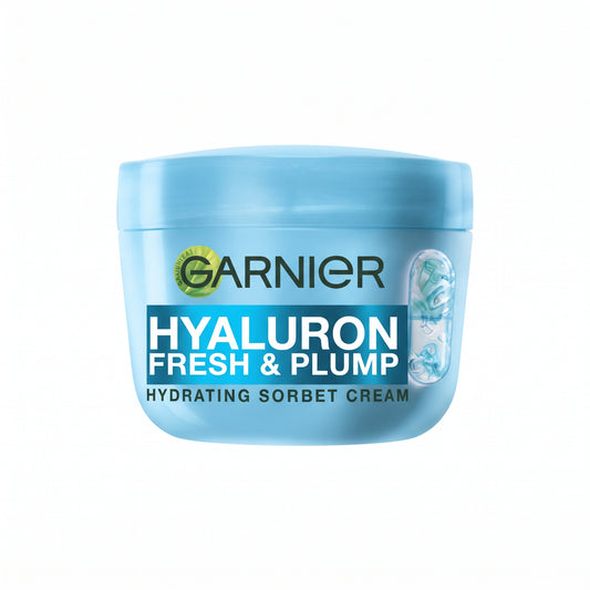 Garnier SkinActive, Fresh & Plump Moisturizer Cream, 4% [Niacinamide + Hyaluronic acid], For Dehydrated & Dull Skin, 85ML