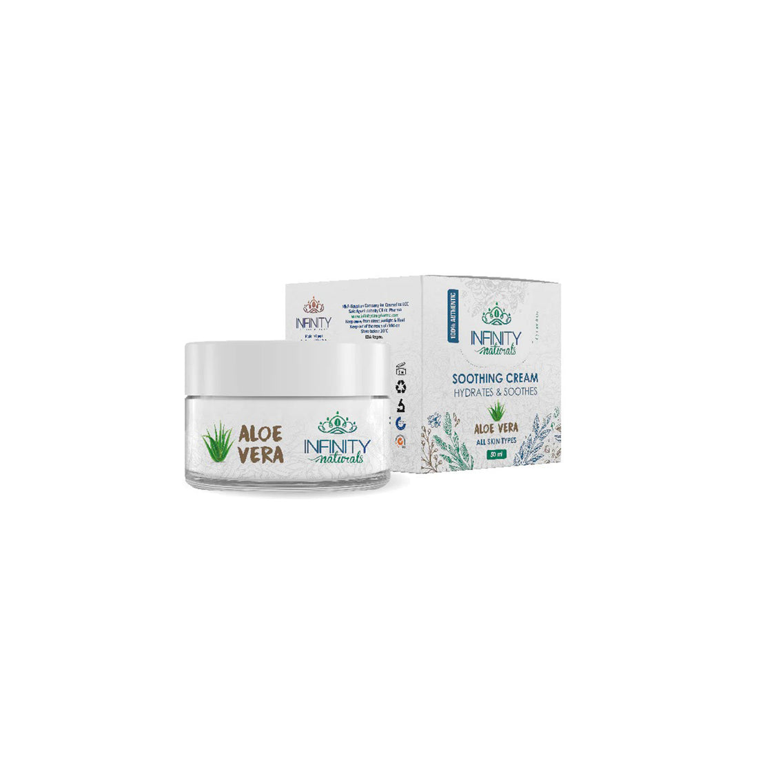Infinity Naturals Soothing Cream Aloe Vera All Skin - 50ML – NOBA