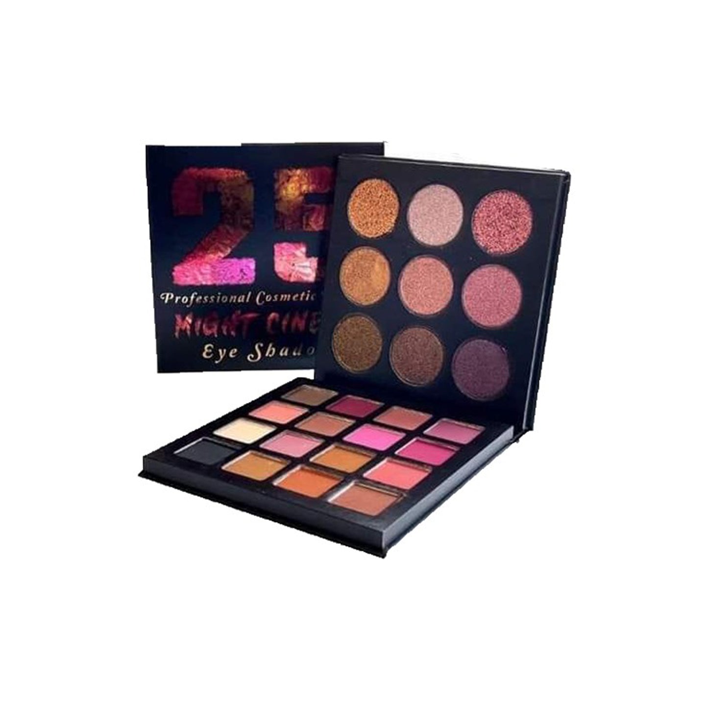 لوحة ظلال العيون مايت سينما، ٢٥ لونًا، غير لامعة ولامعة