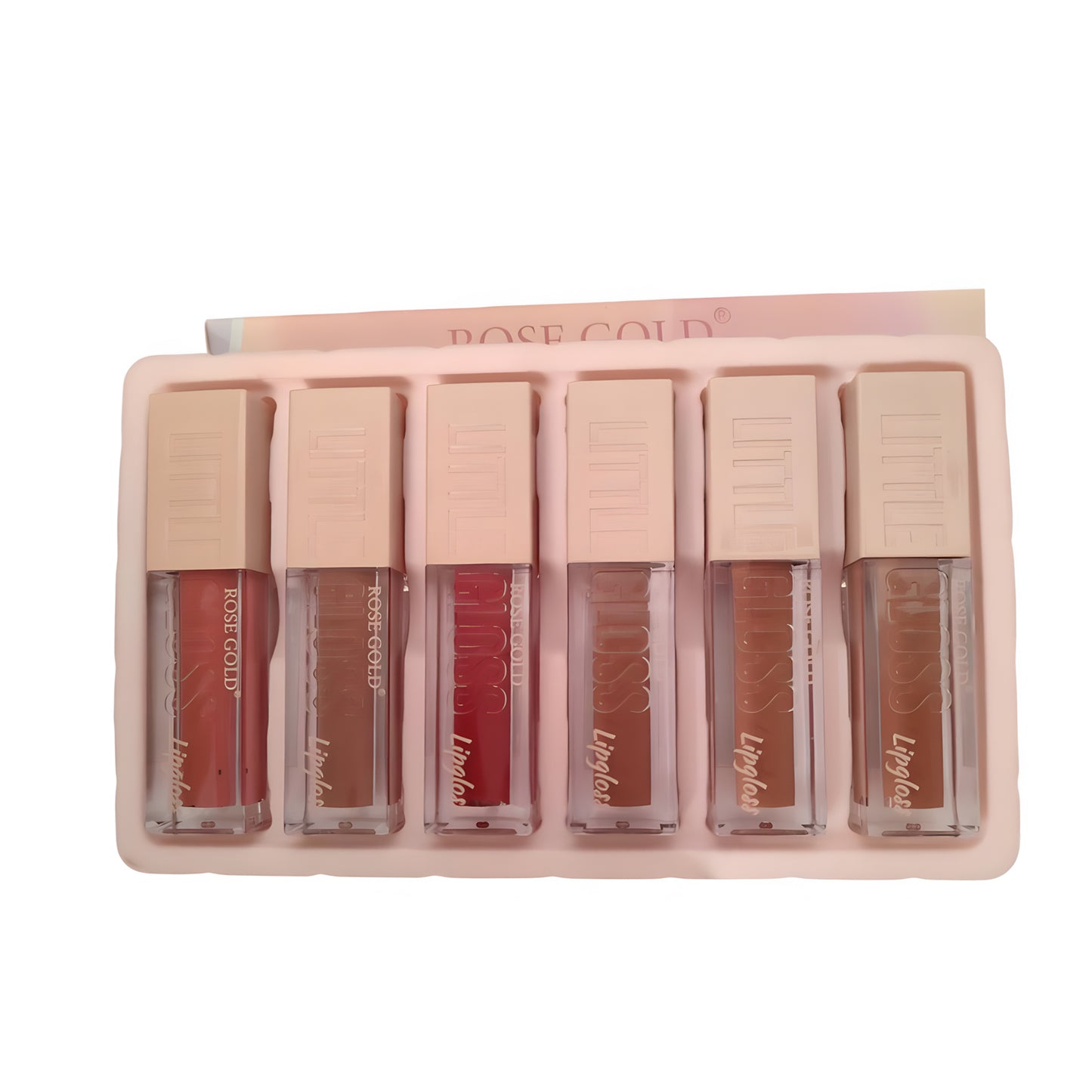 ملمع شفاه وردي ذهبي - ليتل جلوس