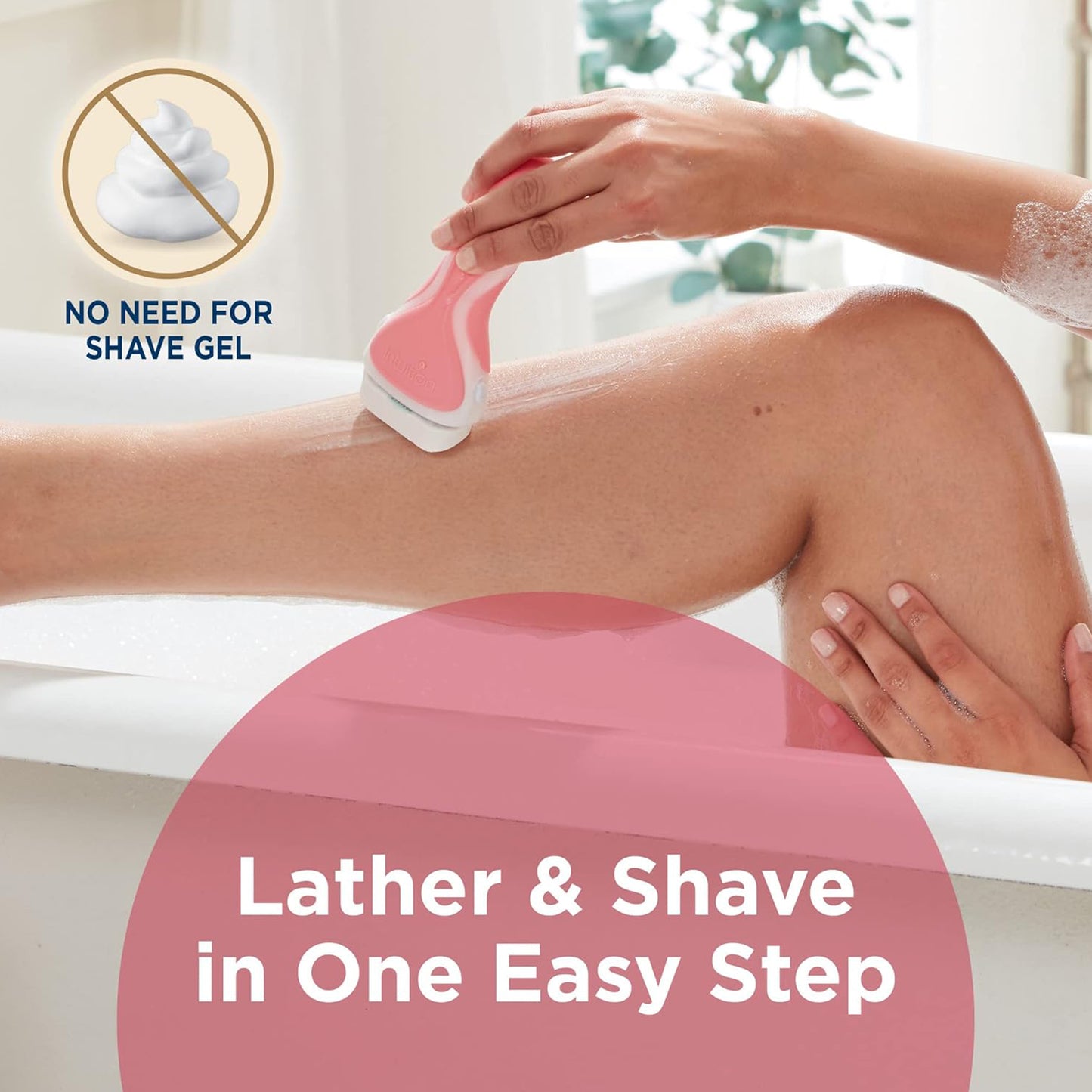 ماكينة حلاقة شيك إنتويشن بنكهة التوت الحمضي المنعش للنساء مع عبوتين إضافيتين 