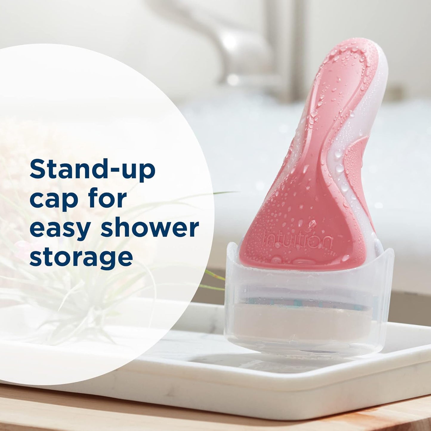 ماكينة حلاقة شيك إنتويشن بنكهة التوت الحمضي المنعش للنساء مع عبوتين إضافيتين 