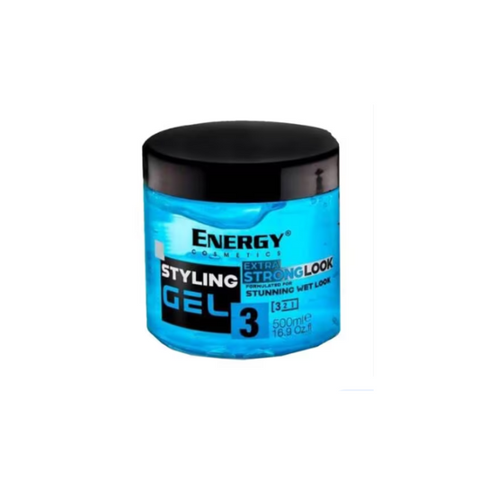 Energy Blue Extra Storm Lock Hair Styling Gel 500 ml
