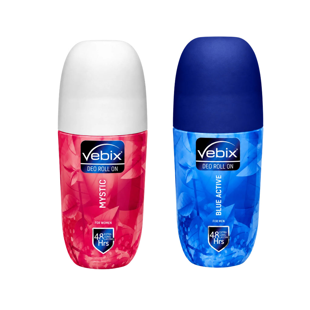 Vebix Deodrant Blue Active + Mystic Deodrant