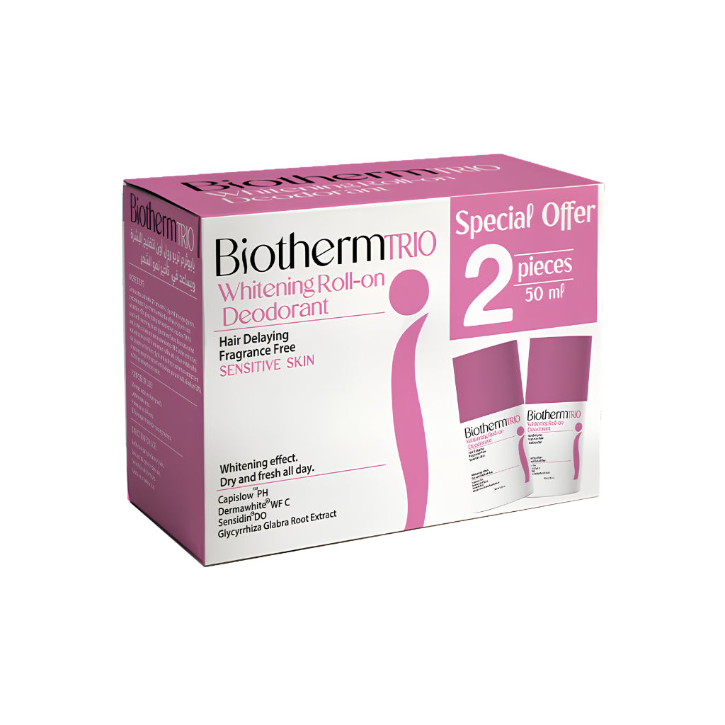 Biotherm Trio Roll-On Antiperspirant and Skin Lightener