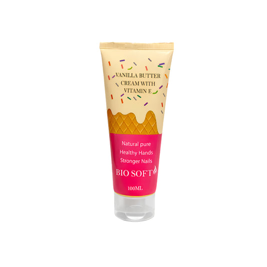 BIO SOFT HAND & NAIL CREAM 100ML VANILLA & VIT E