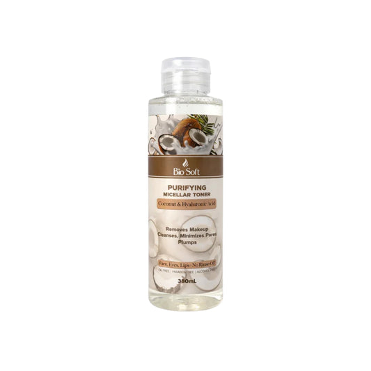 Bio soft Purifying Micellar Toner with Coconut & Hyaluronic acid - 380ml