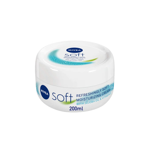 NIVEA Moisturising Cream, Soft Refreshing, Jar 200ml