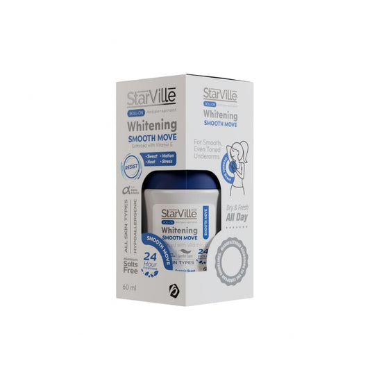 StarVille Roll-on Antipersirant Whitening Smooth Move - 60ml