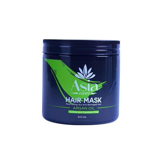 Asia Care Argan Hair Cream Bath for Dry and Damaged Hair 500g