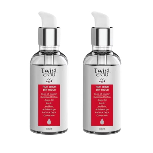 Twist & Go Hair Serum For Frizzy Hair Treatment Anti Breakage 60ml 1+1