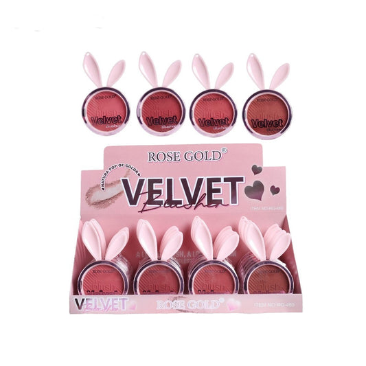 Rose Gold  "Velvet" Shiny Highlight Blusher