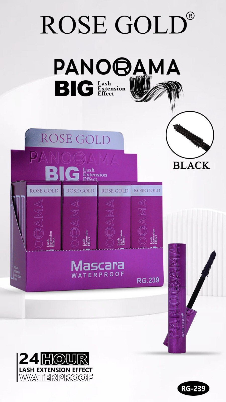 Rose Gold Waterproof Mascara
