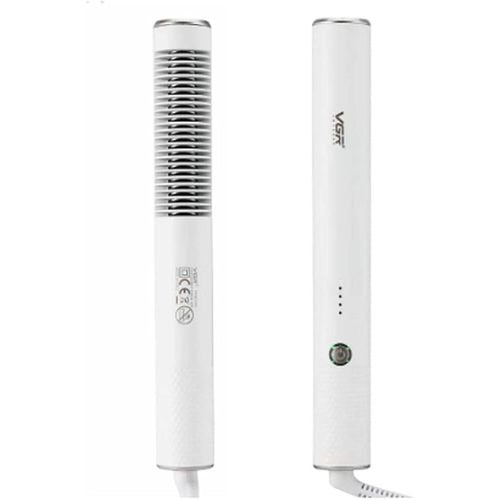 VGR Professional Hair Straightening Comb V-586 – Ceramic Coating & Variable Temperature Control – Hair Straightening Brush – Hair Iron – Hair Brush