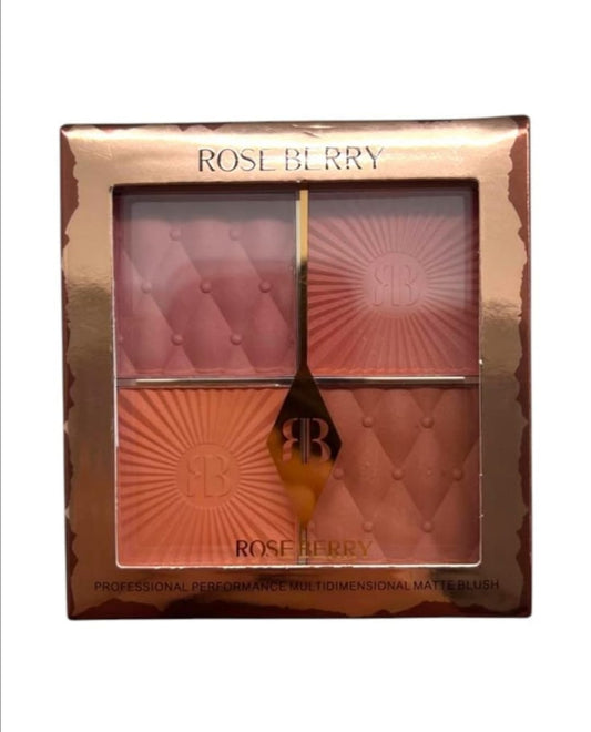 Rose Berry powder blush palette