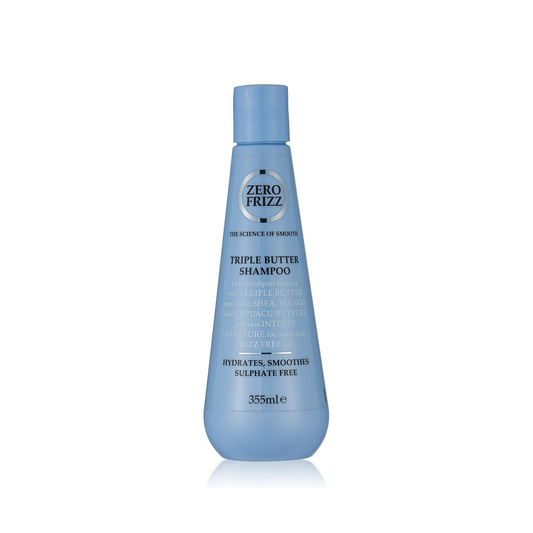 Zero Frizz Triple Butter Shampoo for Frizzy Hair - 355 ml