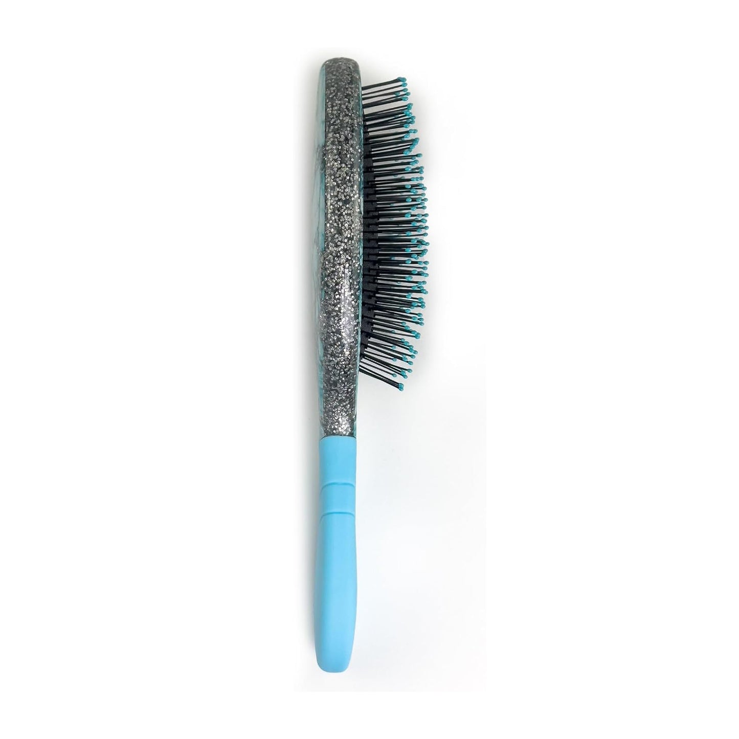 Alice Detangler Hair Brush Collection – Galaxy, Tropical & Gradient Designs – Soft Bristles, No-Pull Grip – For Wet & Dry Hair (light Blue)