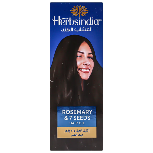 Indian Herbal Oil with Rosemary, 7 Herbal Seeds, 280ml