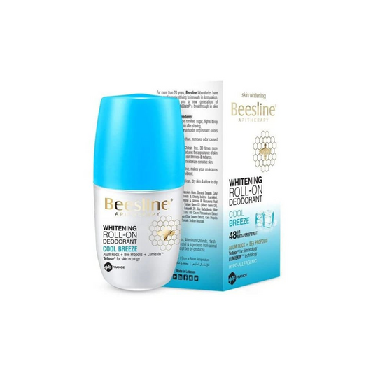 Beesline Roll On Skin Whitening Deodorant Cool Breeze 48h Protection, 2 X 50 ml - Pack Of 1