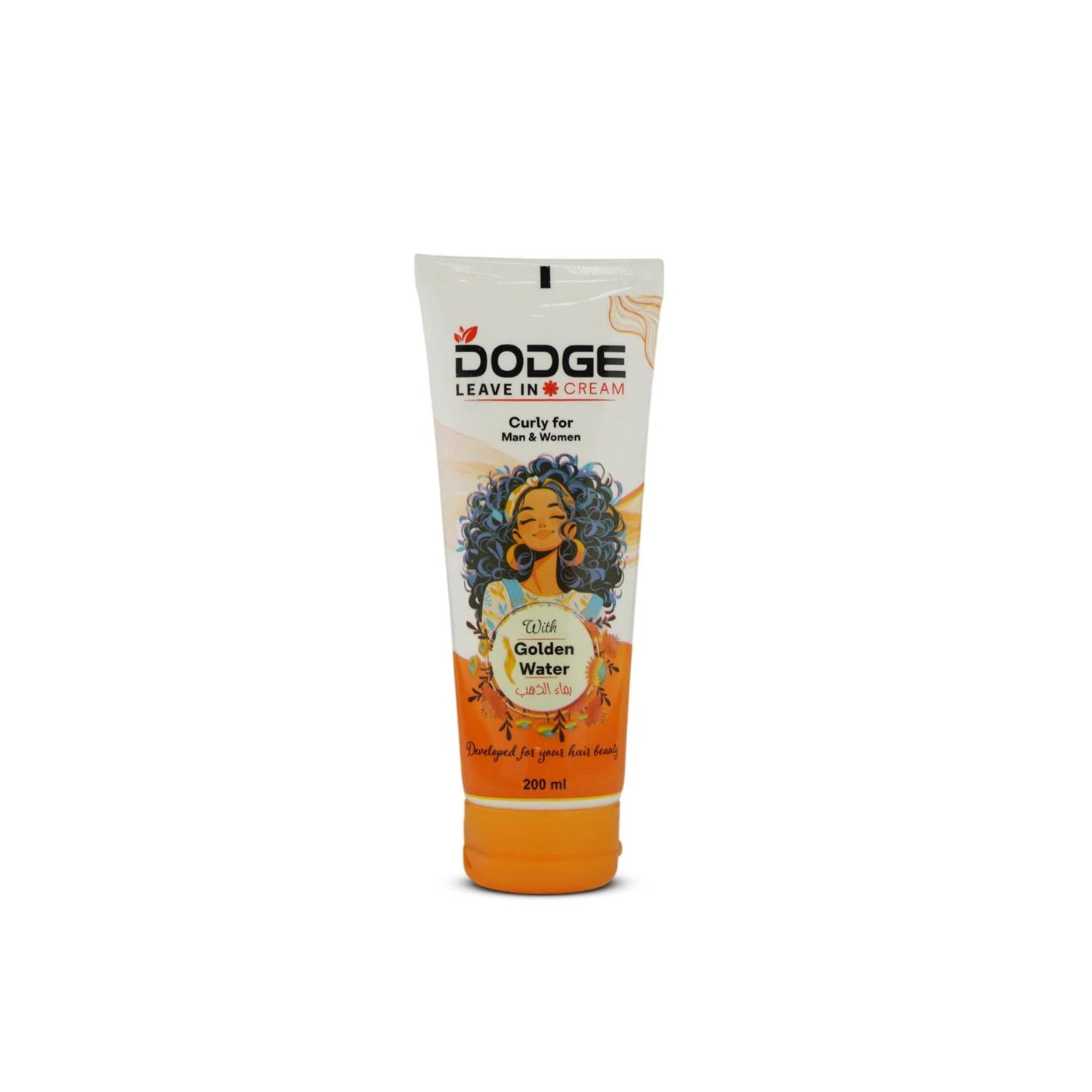 Dodge Leave-in Cream for Curly Hair - with Golden Water - 200 ml