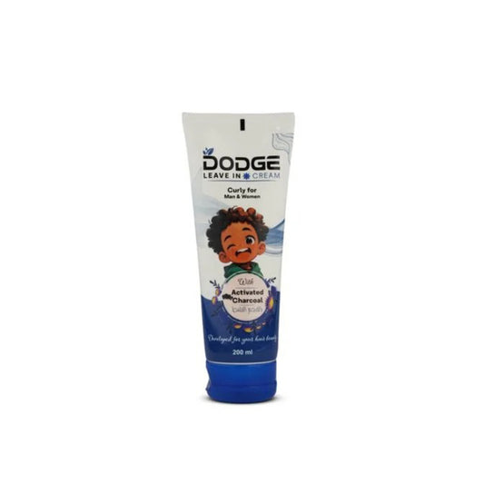 Dodge Leave-In Cream for Curly Hair - with Activated Charcoal - 200 ml