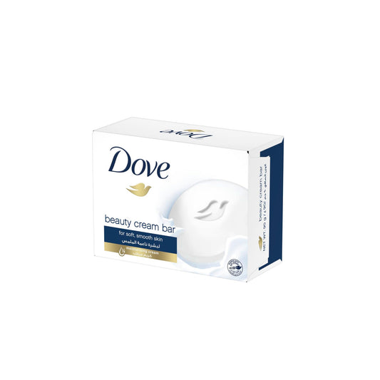 Dove Beauty Cream Bar Soap White Made with ¼ moisturizing cream, 90G
