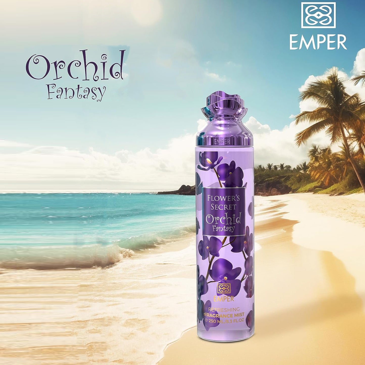 Emper Flower's Secret Body Mist Orchid Fantasy For Women - 250ml