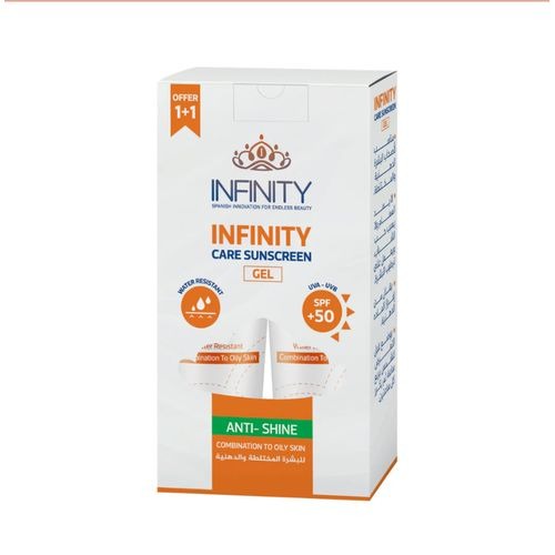 Infinity Care Sunscreen Gel for Combination to Oily Skin 60ml (1+1 Free)