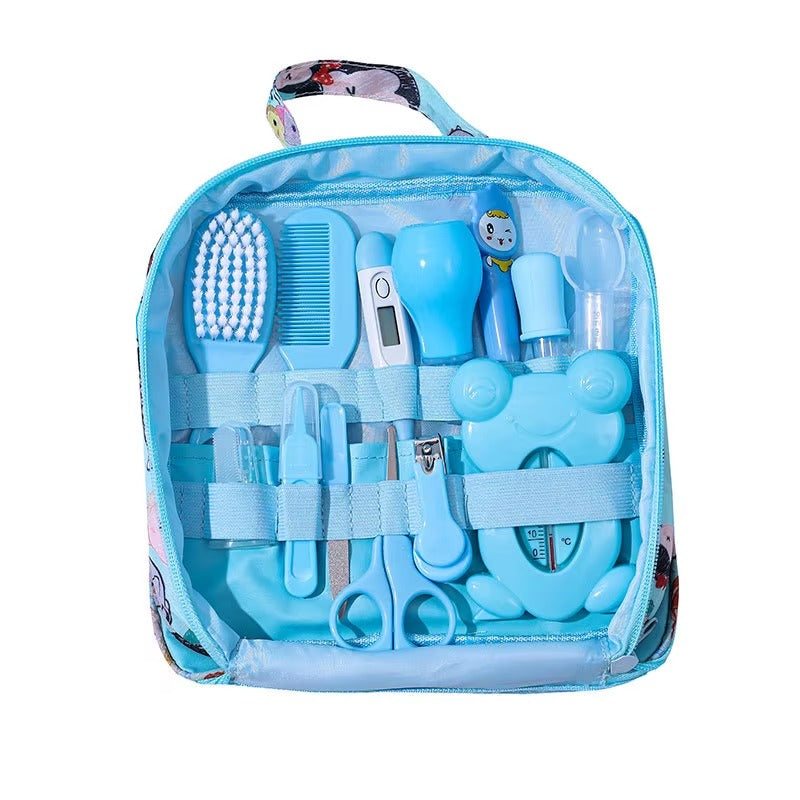 مجموعة العناية بالطفل العامة - 12 في 1 (أزرق-وردي)