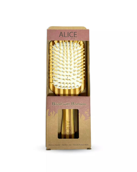 Alice - Hair Brush, Original Detangler, Wood Brush, For Man & Women, Crafted To Detangle Your Hair