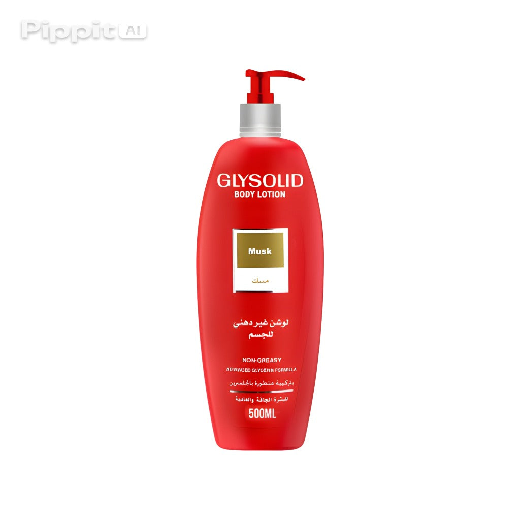 Glysolid Musk Body Lotion for Dry and Normal Skin - 500 ml