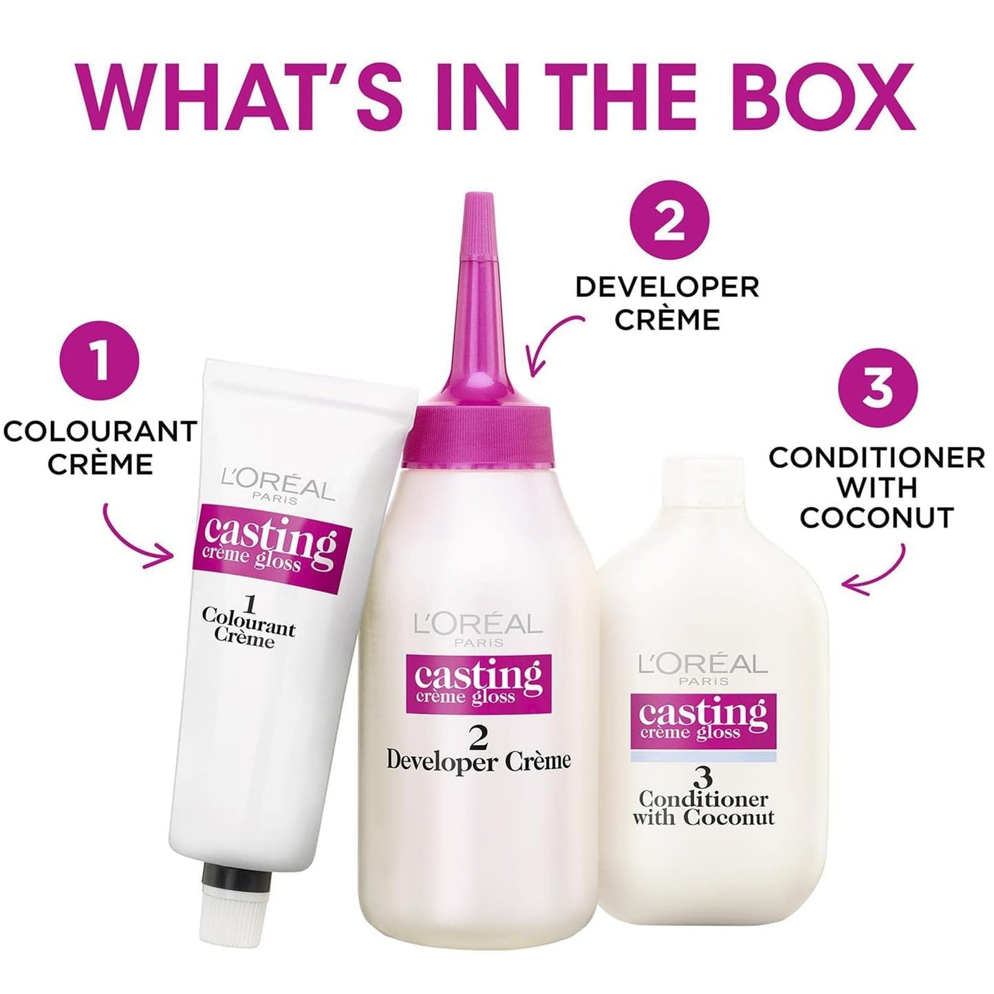 صبغة شعر لوريال باريس كاستينغ كريم غلوس - 513 آيس ترافل - 180 مل 