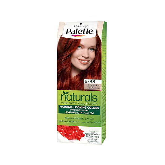 Palette Permanent Natural Colors Hair Dye 6-88 Granat Red - 110Ml