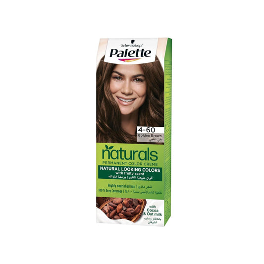 Palette Permenant Natural Color hair 4-60 Golden Brown - 110 ml