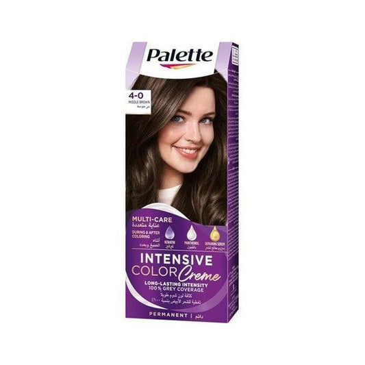 Palette Intensive Color hair Creme  4-0 middle brown  - 110 ml