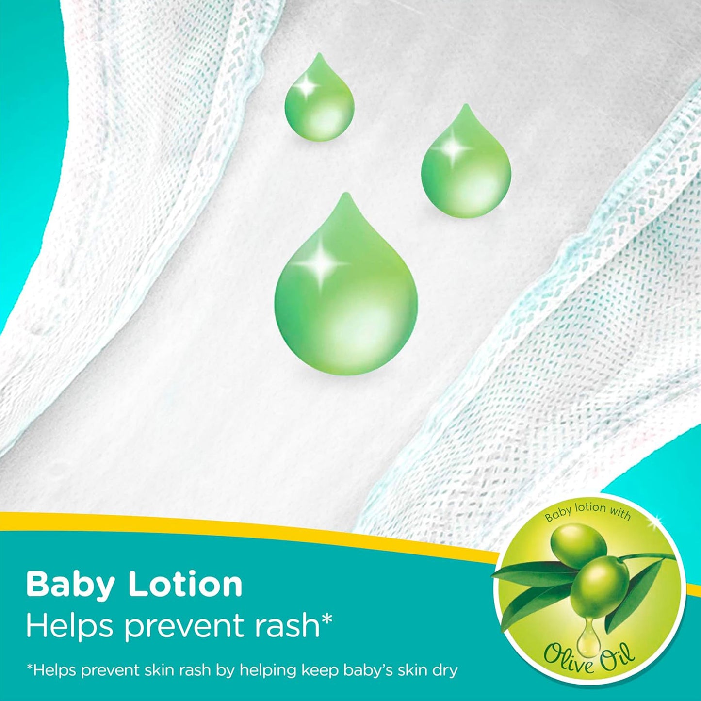 حفاضات بامبرز بيبي دراي القطنية - مقاس 6 - 48 حفاضة 