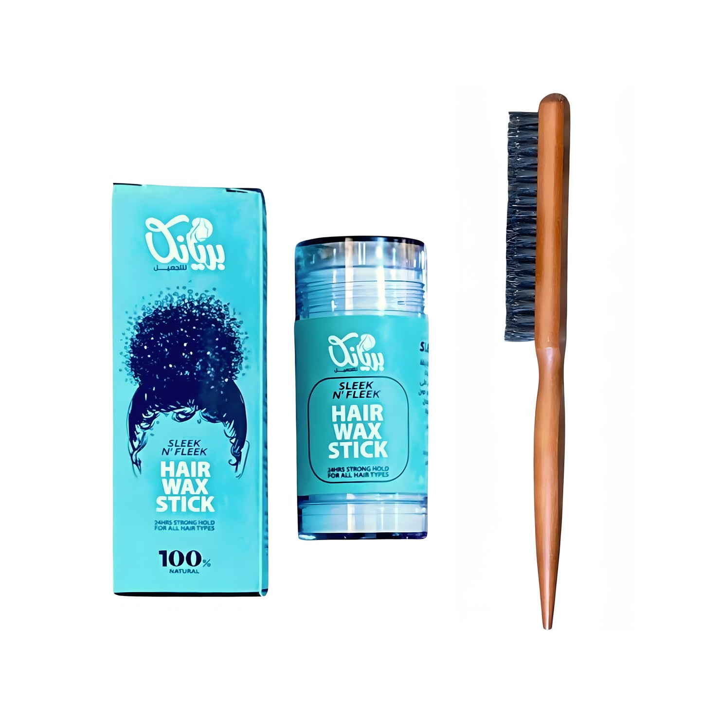 Priyanka Hair Wax Stick to hold hair with a brush for easy styling