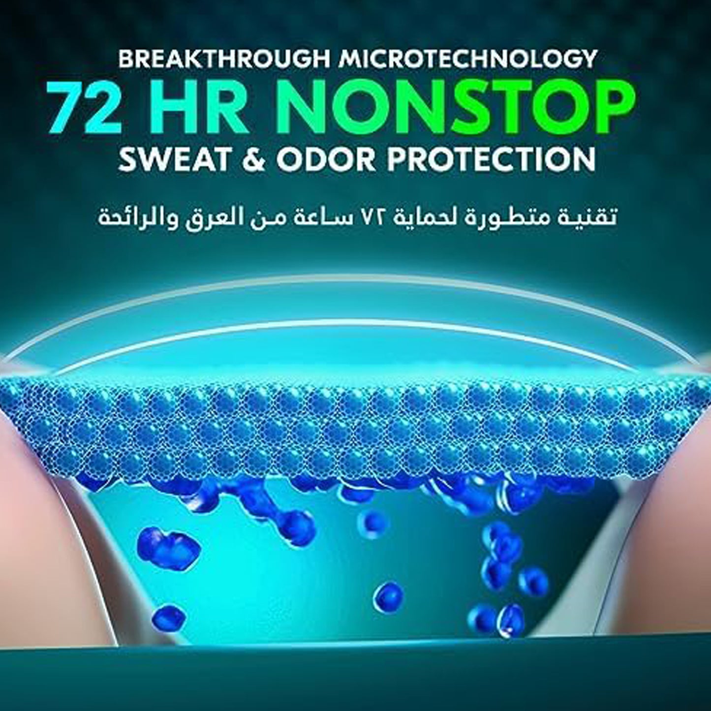 ريكسونا للرجال - مزيل عرق رول أون V8 - حماية متقدمة تدوم 72 ساعة - 50 مل 