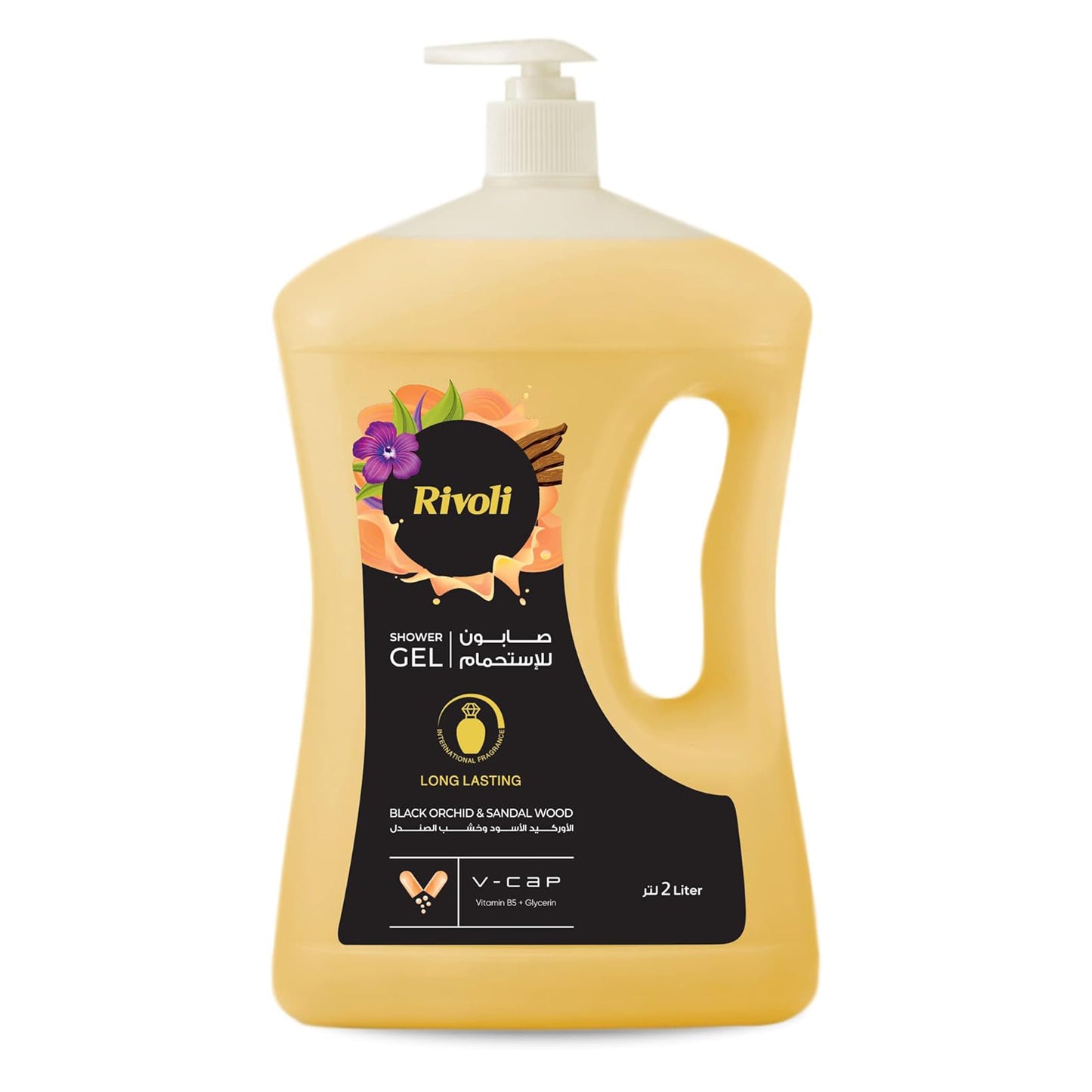 Rivoli shower gel black - 2ltr