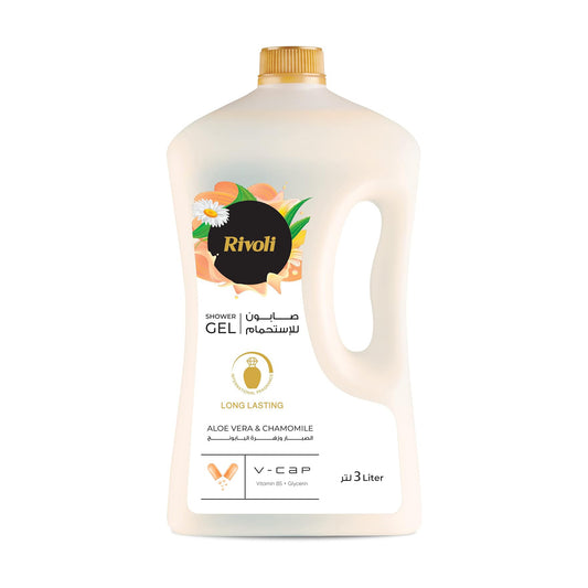Rivoli shower gel Aloe Vera & Chamomile Flower white - 3ltr